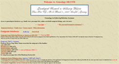 Desktop Screenshot of genealogy-sh.com